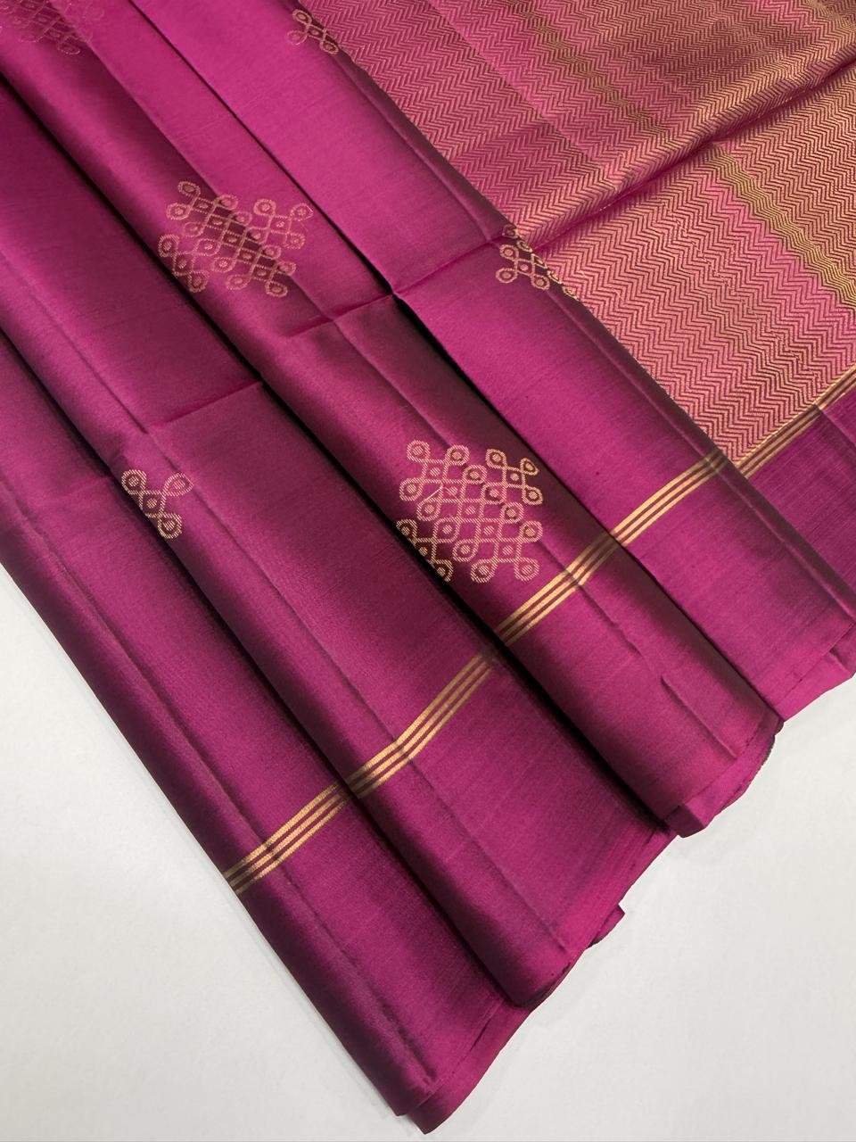 VSM327 - purple color body , pallu , blouse&nbsp;
