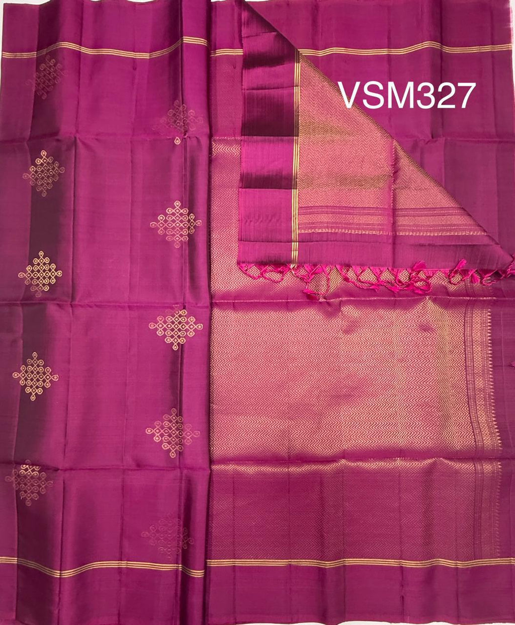 VSM327 - purple color body , pallu , blouse&nbsp;