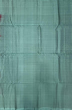 VSM316 - maroon color body , pastel blue color pallu , blouse&nbsp;