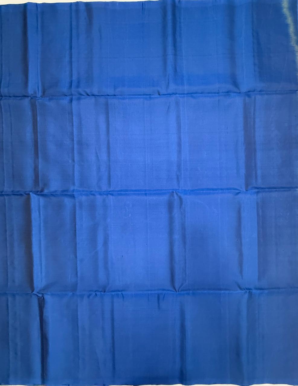 VSM328 - peacock blue color body, pallu , blouse&nbsp;