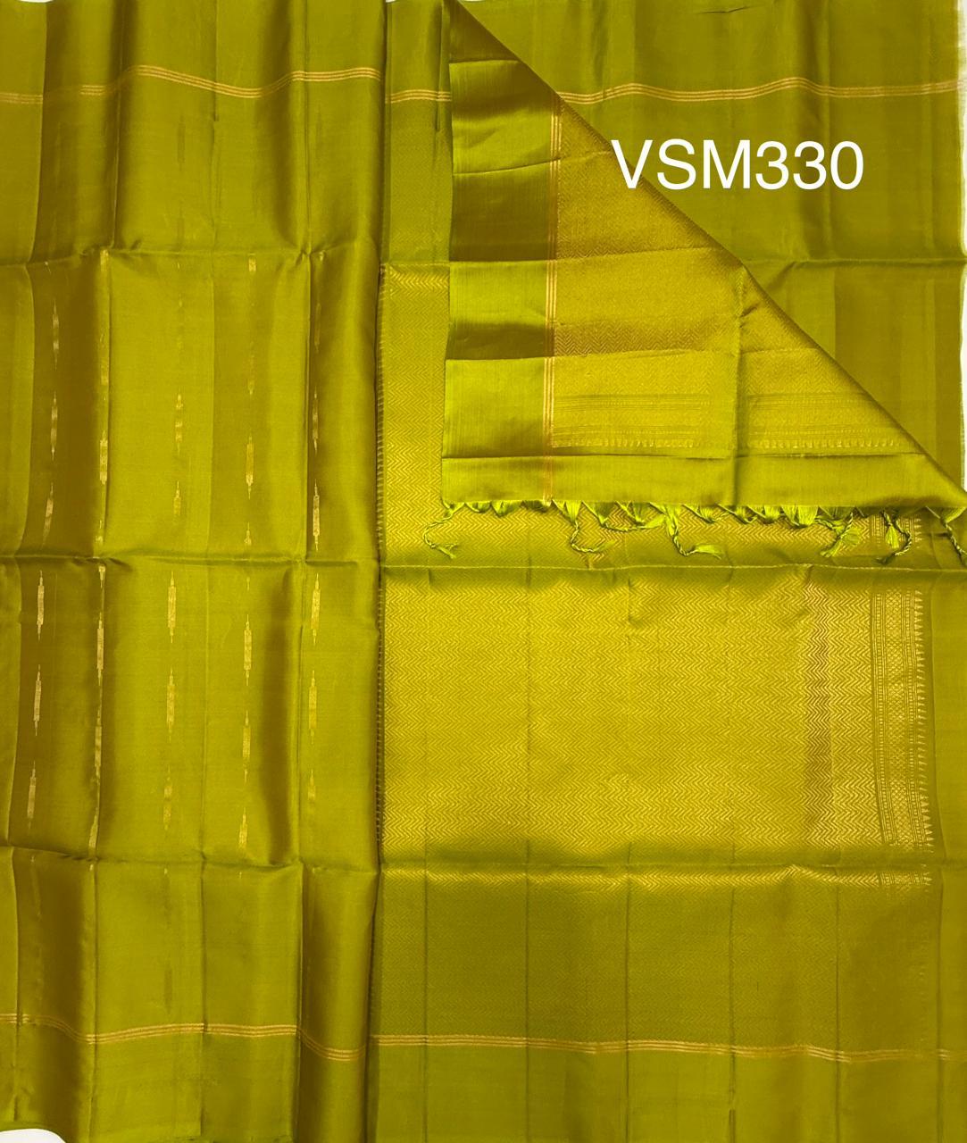 VSM330 - green color body, pallu , blouse&nbsp;