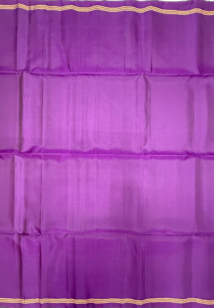 VSM332 - violet color body, pallu , blouse&nbsp;