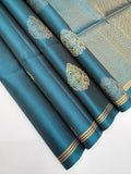 VSM333 - peacock blue color body, pallu , blouse&nbsp;