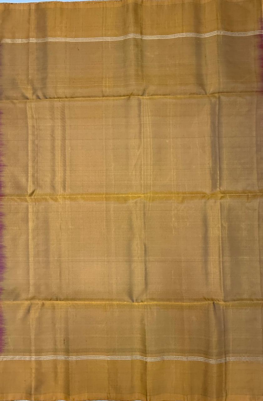 VSM343 - purple color body , mustard color pallu , blouse&nbsp;