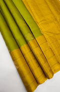 VSM307 - green color body ,yellow color pallu , blouse&nbsp;
