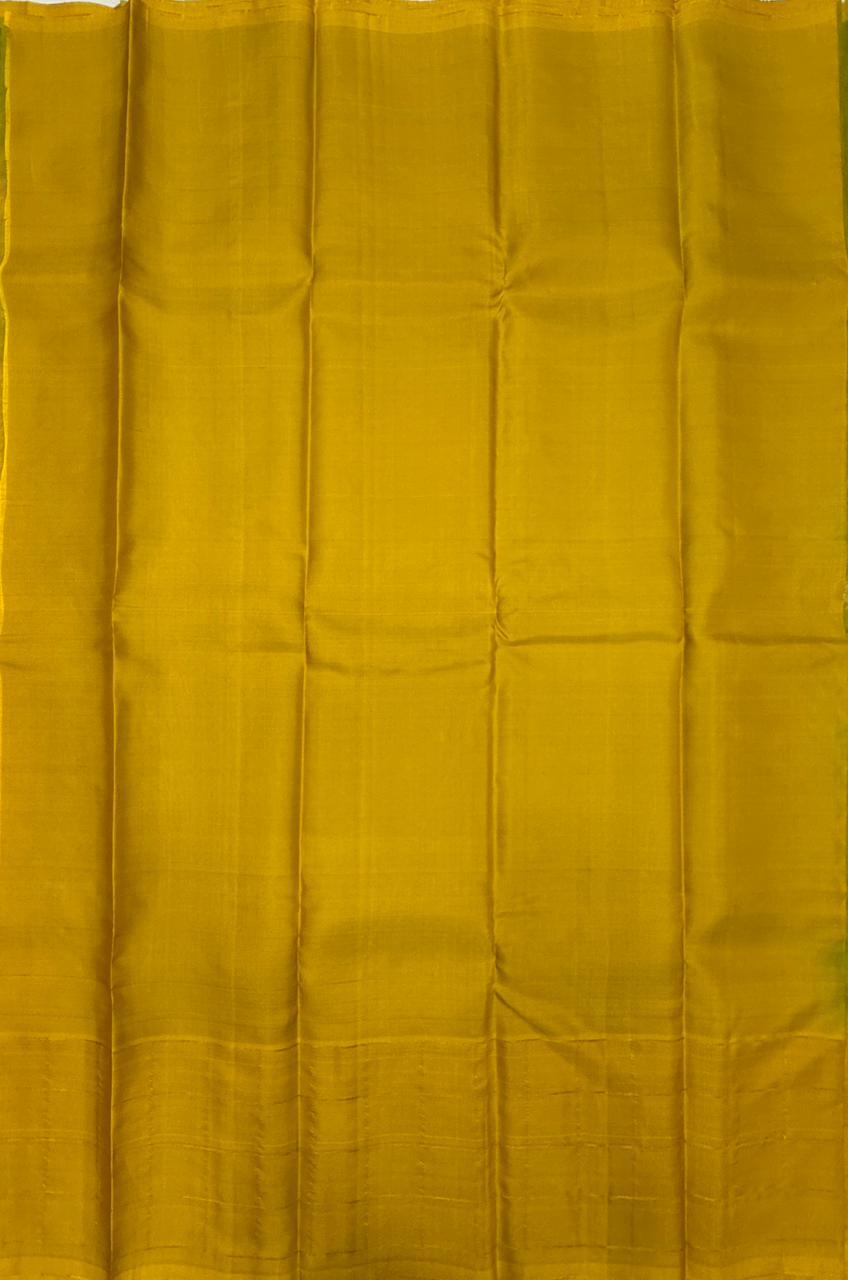 VSM307 - green color body ,yellow color pallu , blouse&nbsp;