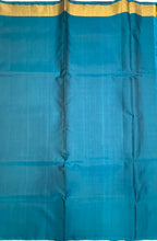 VST269 -  purple color body , blue color pallu , blouse - Pure silk saree