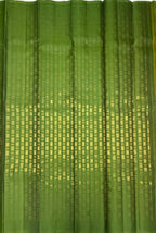 VSBL415 - mustard color body , green color pallu , blouse - Pure silk saree