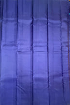 VSA668 - purple violet color body , blue color pallu , blouse pure silk saree