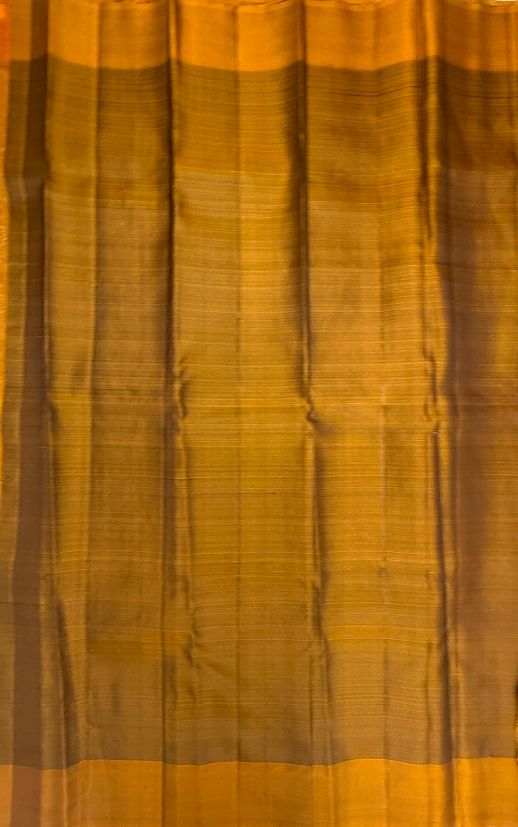 VSOH443 - purple color body , mustard color pallu , blouse - Pure silk saree