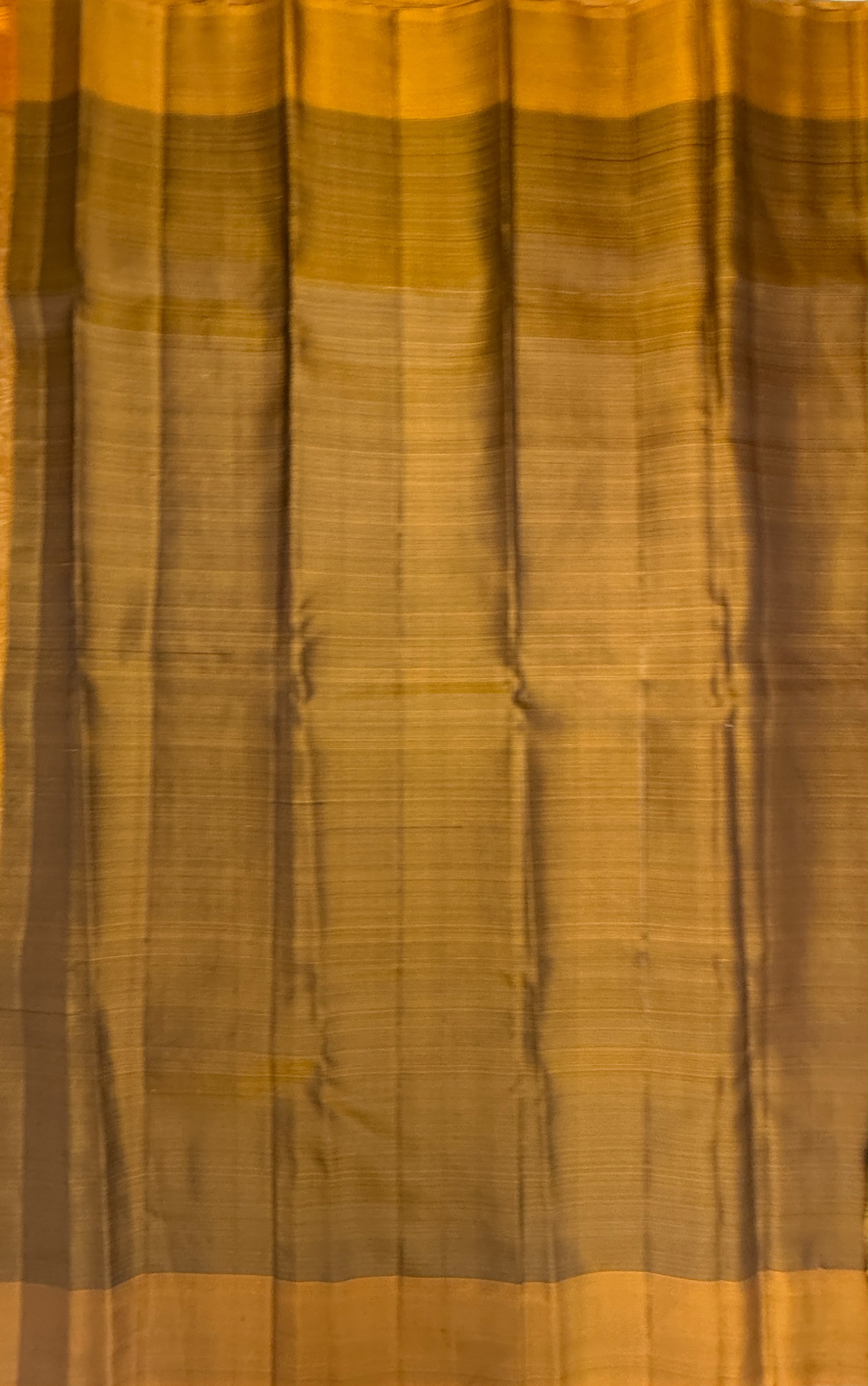 VSOH443 - purple color body , mustard color pallu , blouse - Pure silk saree