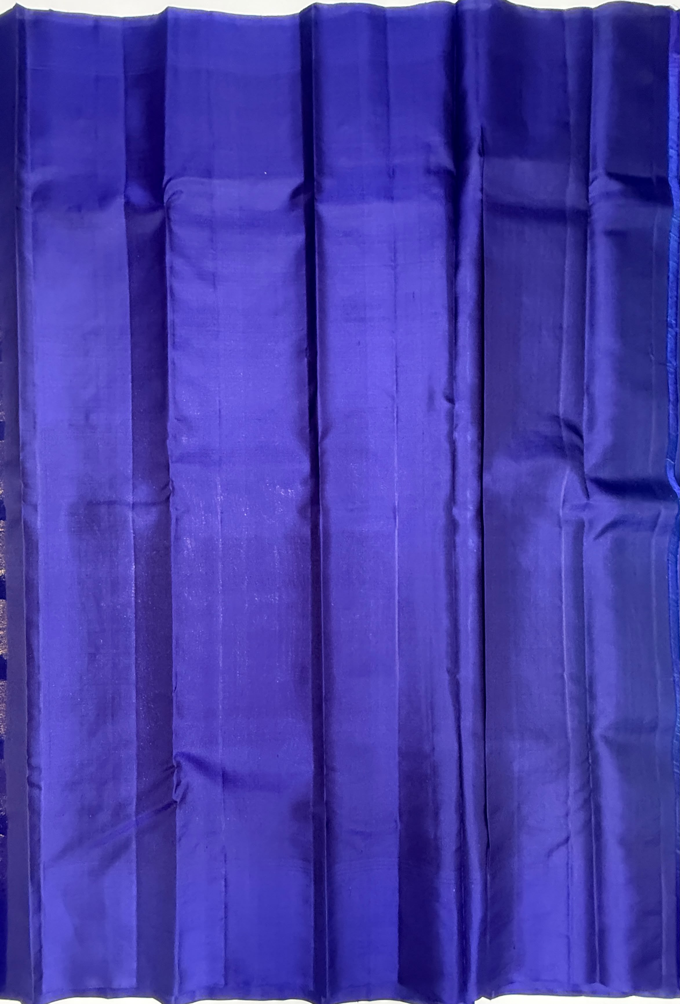VSF1035 - blue color body ,ink blue color pallu,blouse - Pure silk saree