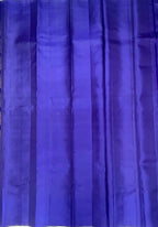 VSF1036 - lavender color body , ink blue color pallu,blouse - Pure silk saree