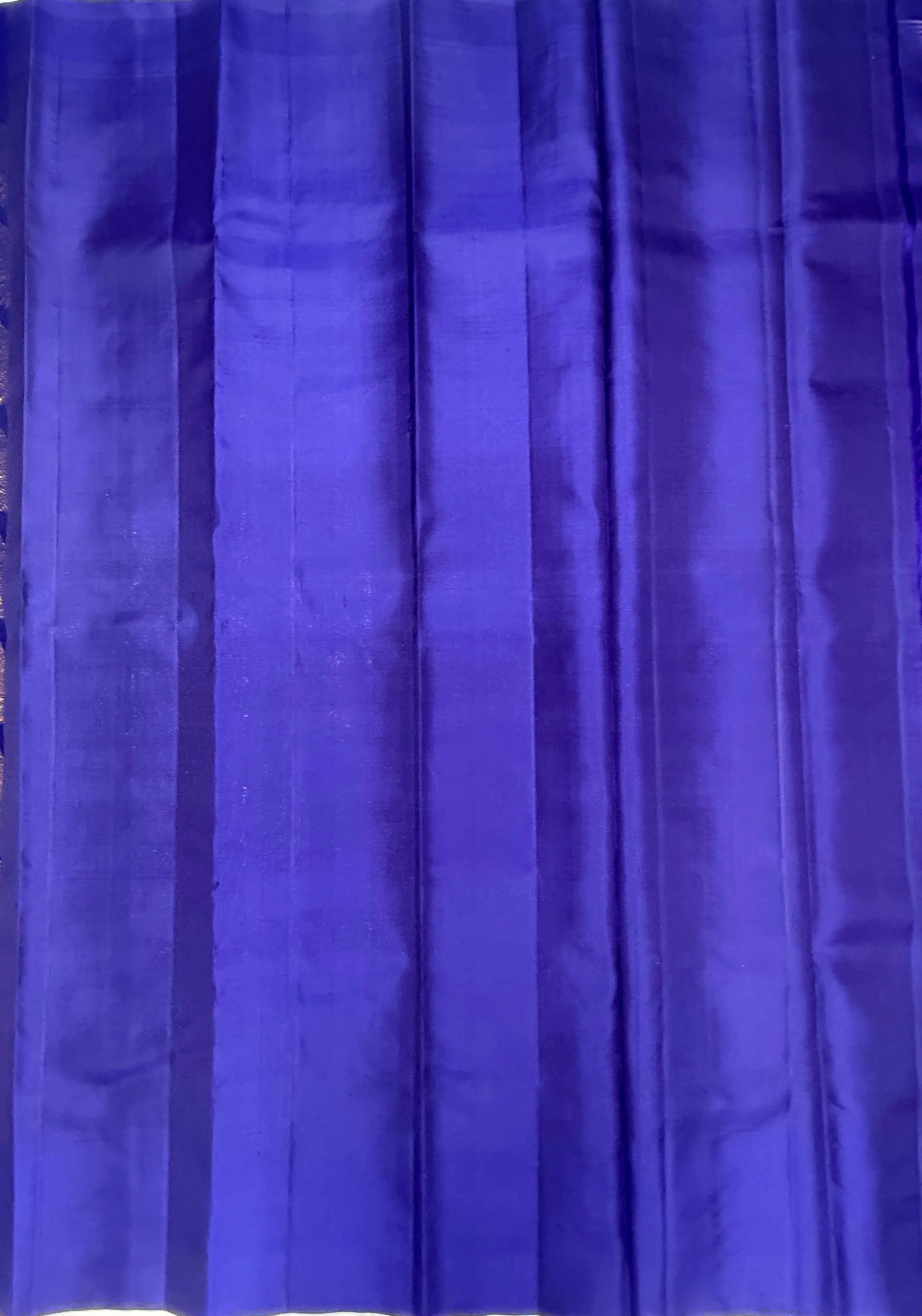 VSF1036 - lavender color body , ink blue color pallu,blouse - Pure silk saree