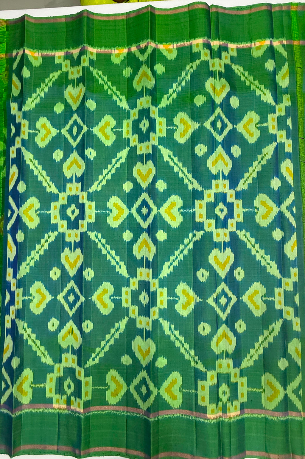 VSF1043 - dual violet color body , yellow color pallu,blouse - Pure silk saree