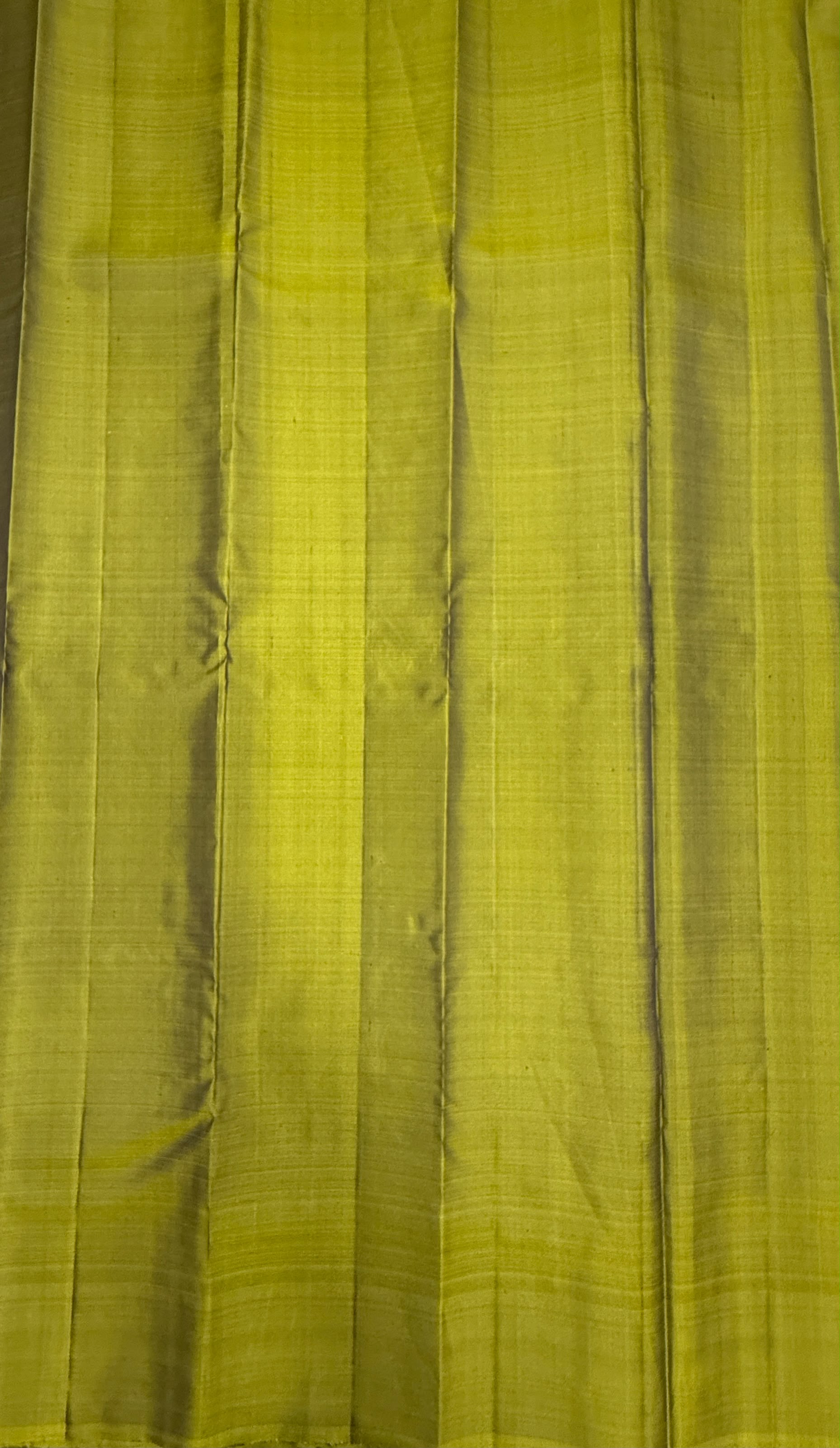 VSF1063 - rust orange color body , green color pallu,blouse - Pure silk saree