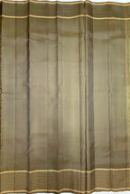 VSF1067 - lavender color body , cow dung green color pallu,blouse - Pure silk saree