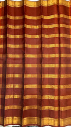 VSF1069 - maroon color body , pallu,blouse - Pure silk saree