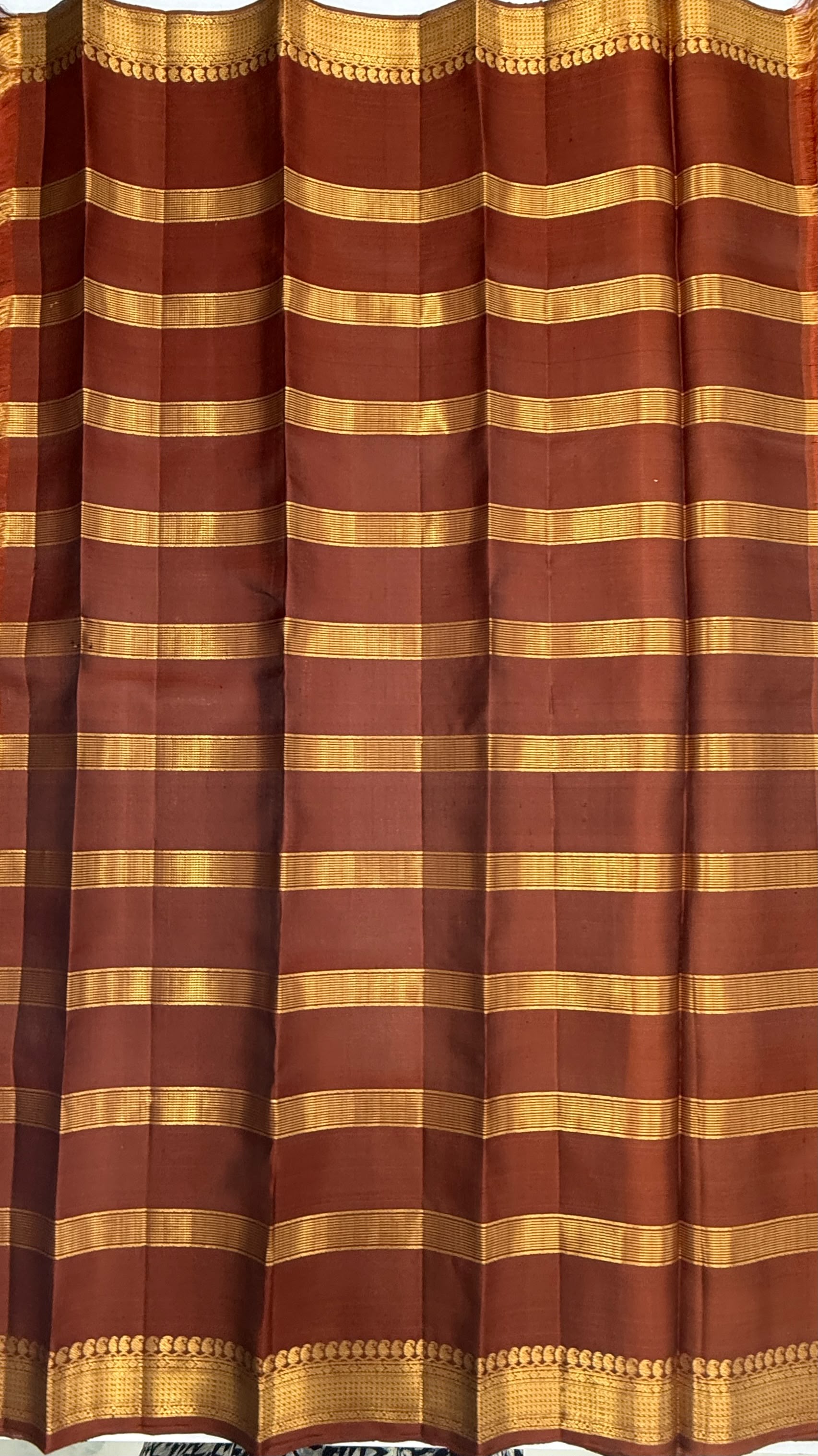 VSF1069 - maroon color body , pallu,blouse - Pure silk saree