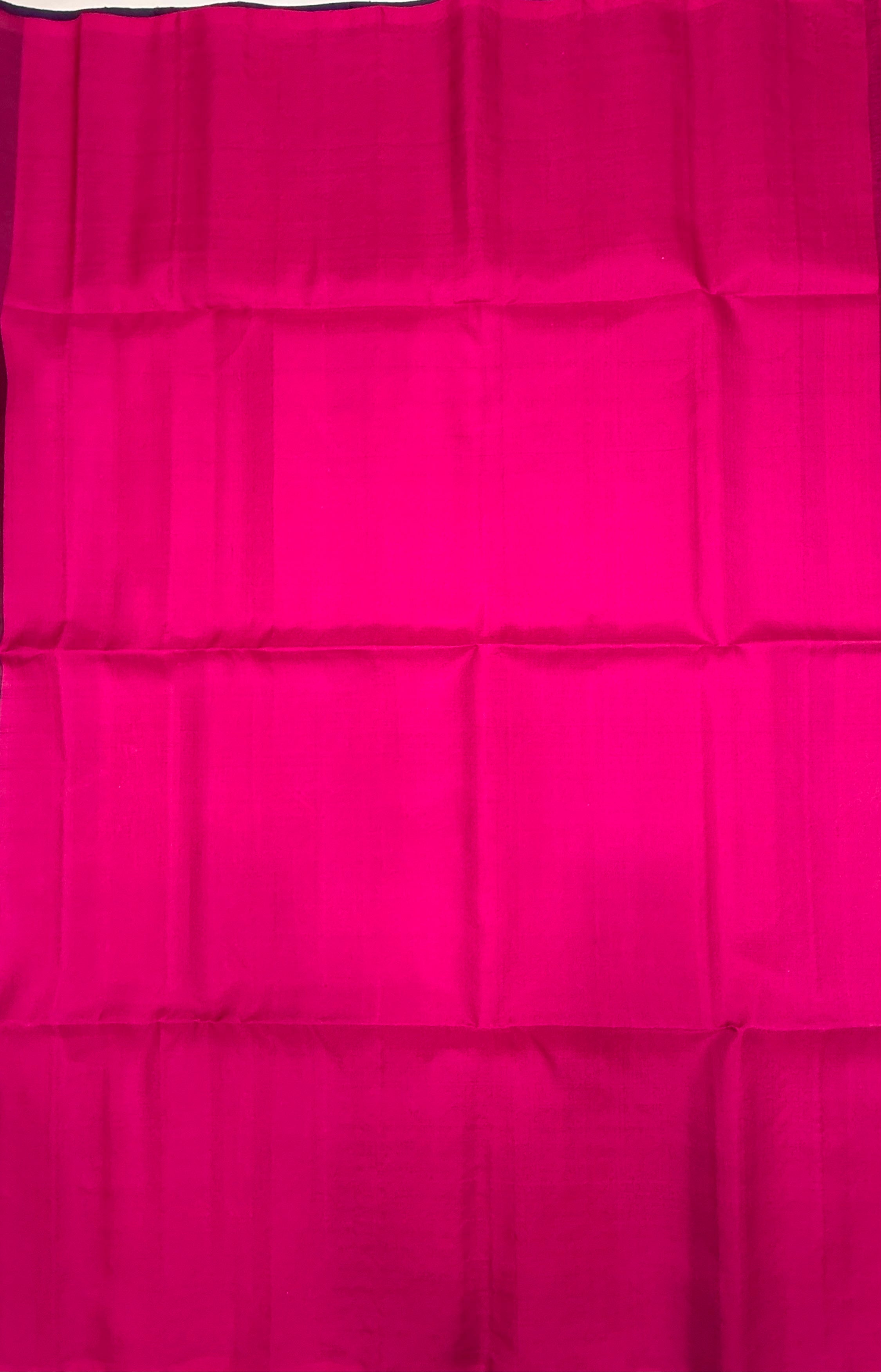 VSBP104 - violet color body , rani pink color pallu,blouse - Pure silk saree