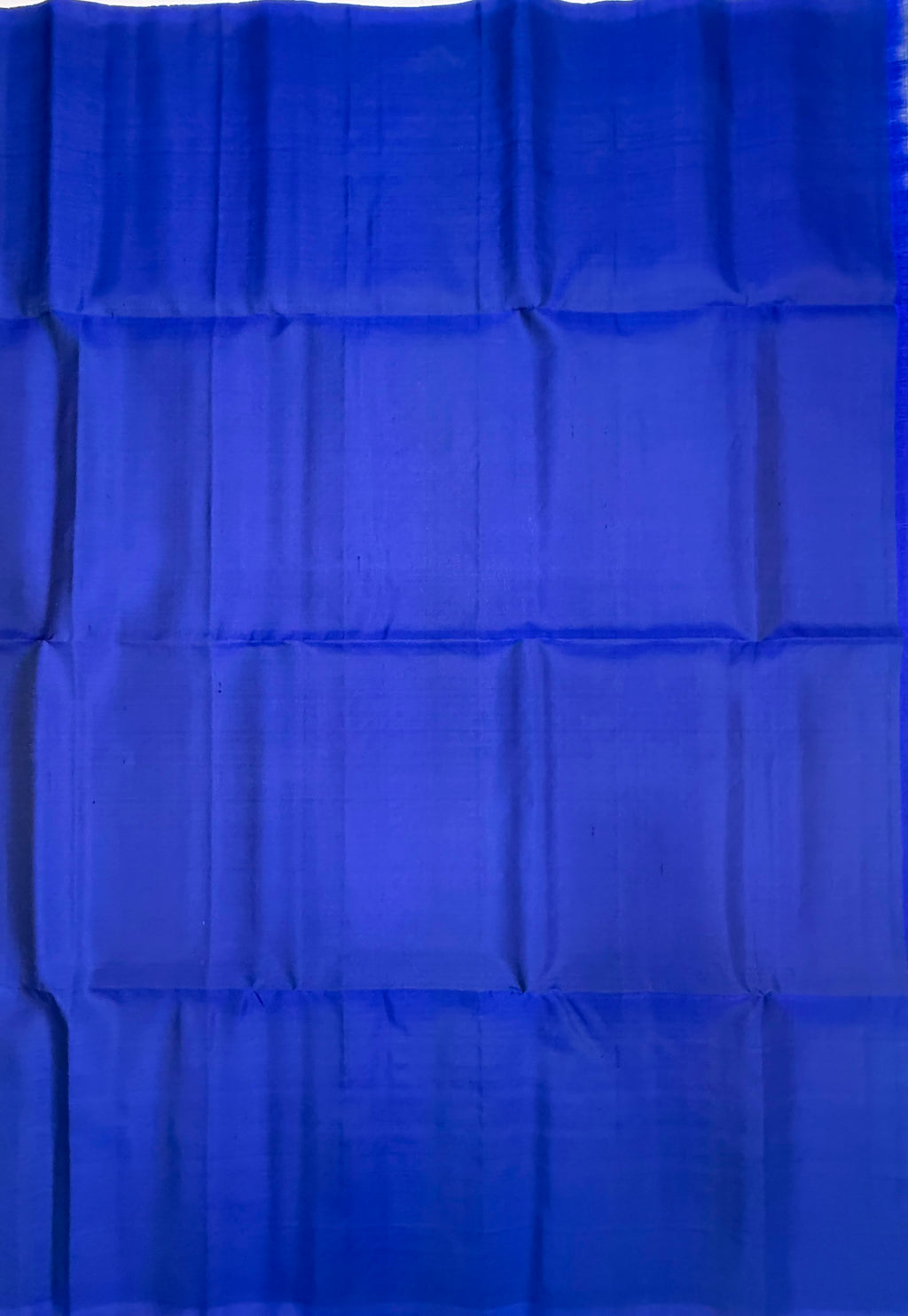 VSBP103 - royal blue color body , pallu,blouse - Pure silk saree