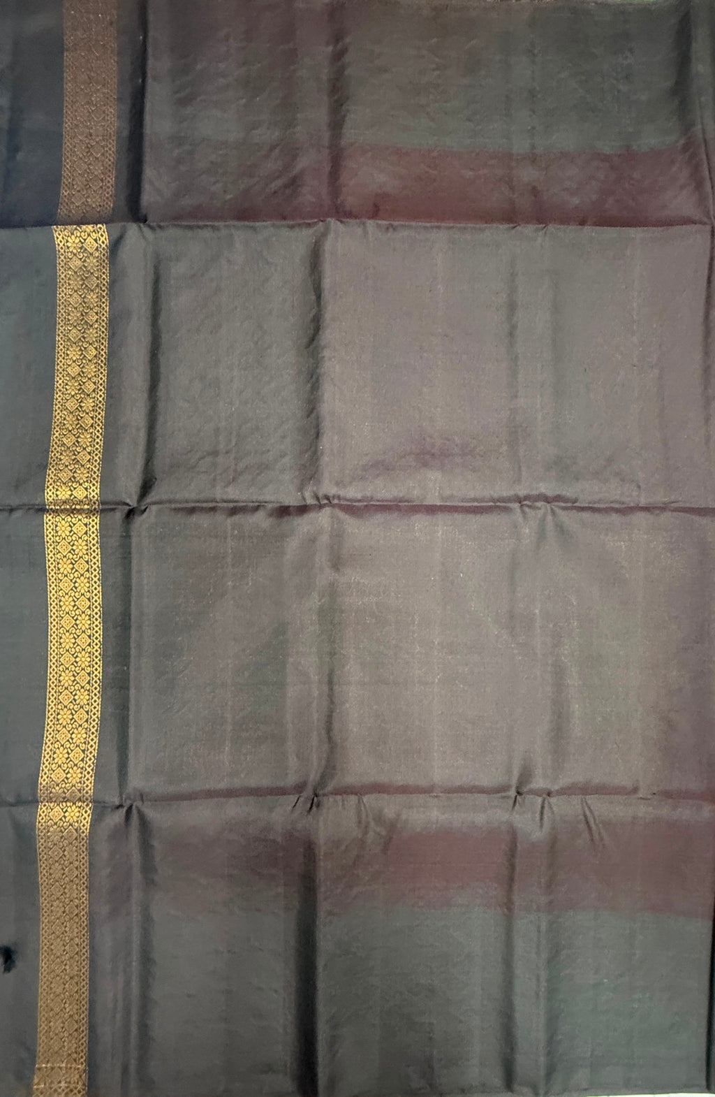 VSA659 - dusky pink color body , coffee brown color pallu , blouse pure silk saree