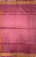 VSZB255 -dual yellow color body , pink color pallu , blouse - Pure silk saree