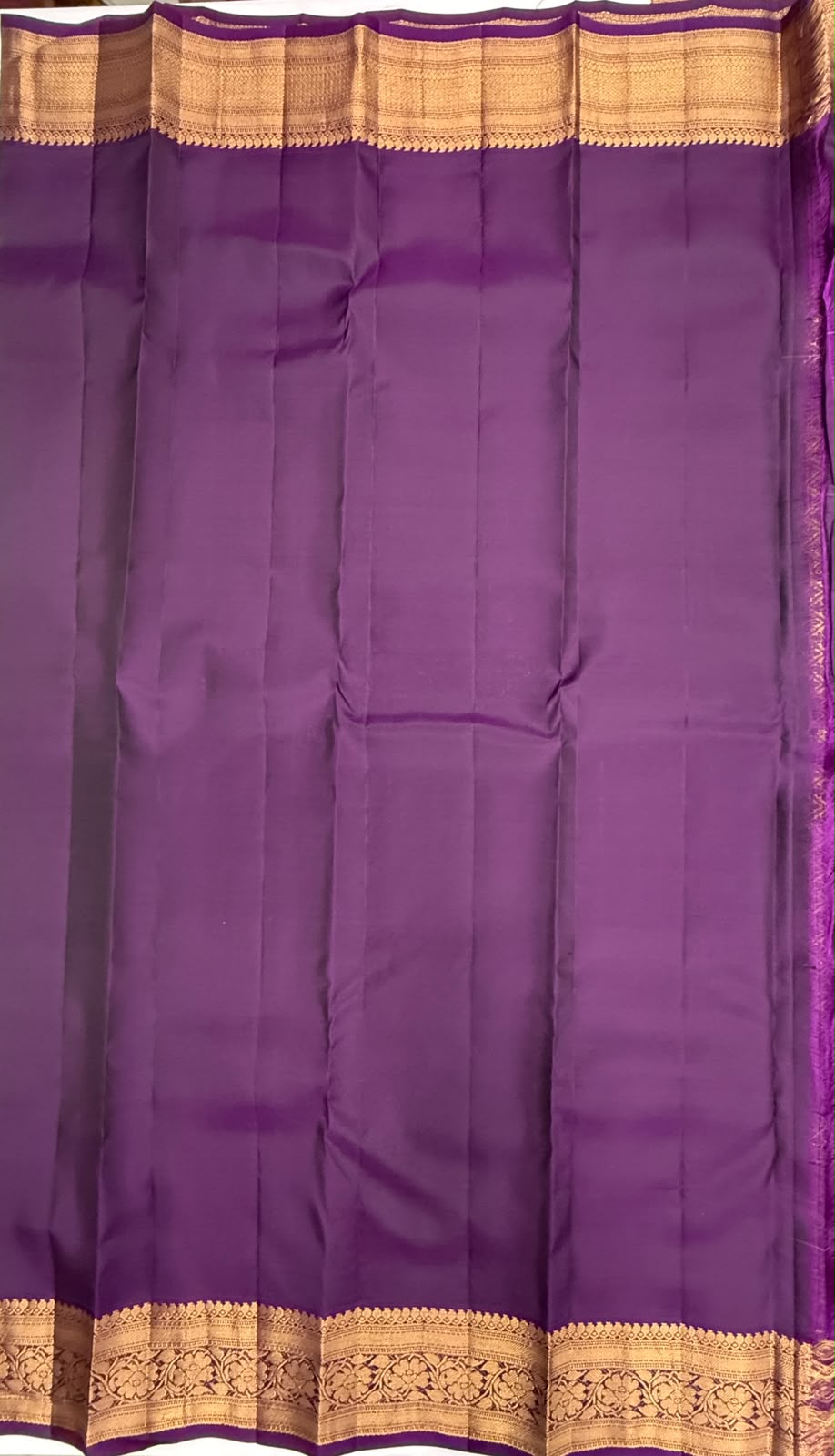 VSM485 - rexona green color body, dark violet color pallu , blouse.