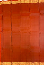 VSM464 - brown color body, rust color pallu , blouse.