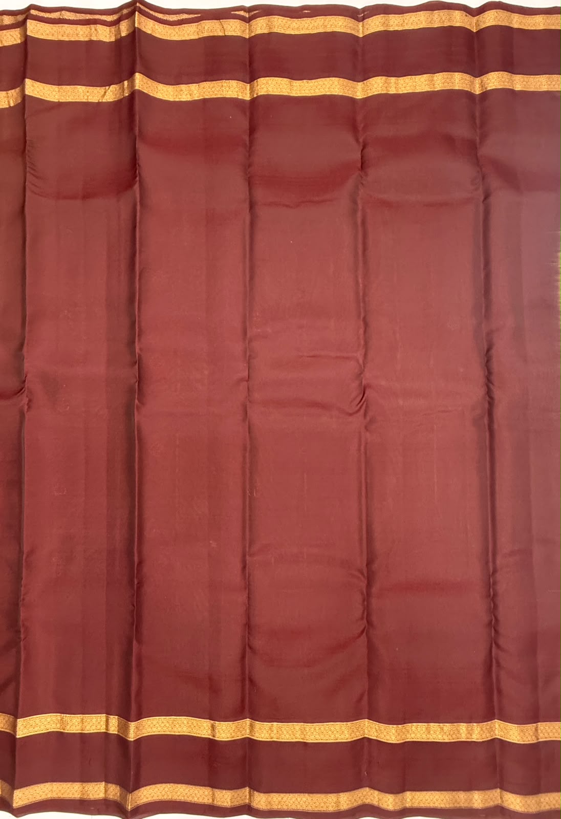 VSM444 - green color body, coffee brown color pallu , blouse