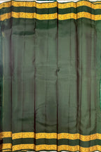 VSM440 - elaichi green color body , bottle green color pallu , blouse.