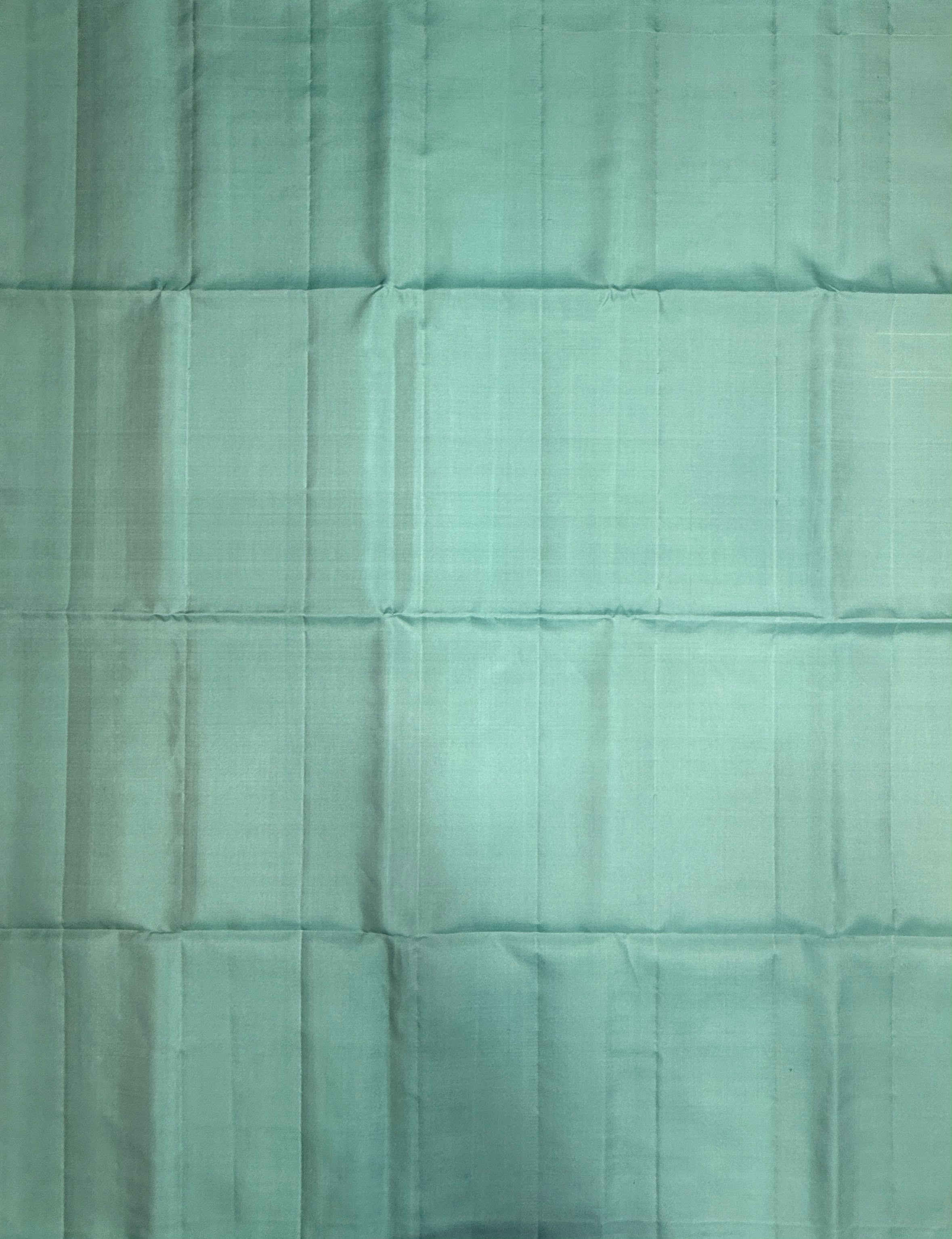 VSP735 - pastel blue color body , color pallu , blouse - Pure silk saree