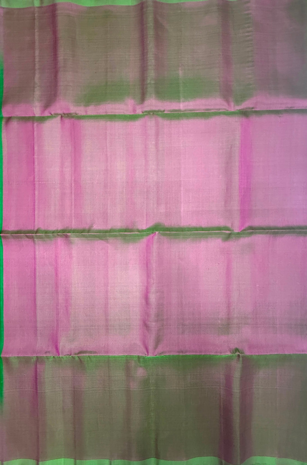 VSP736 - green color body , purple color pallu , blouse - Pure silk saree