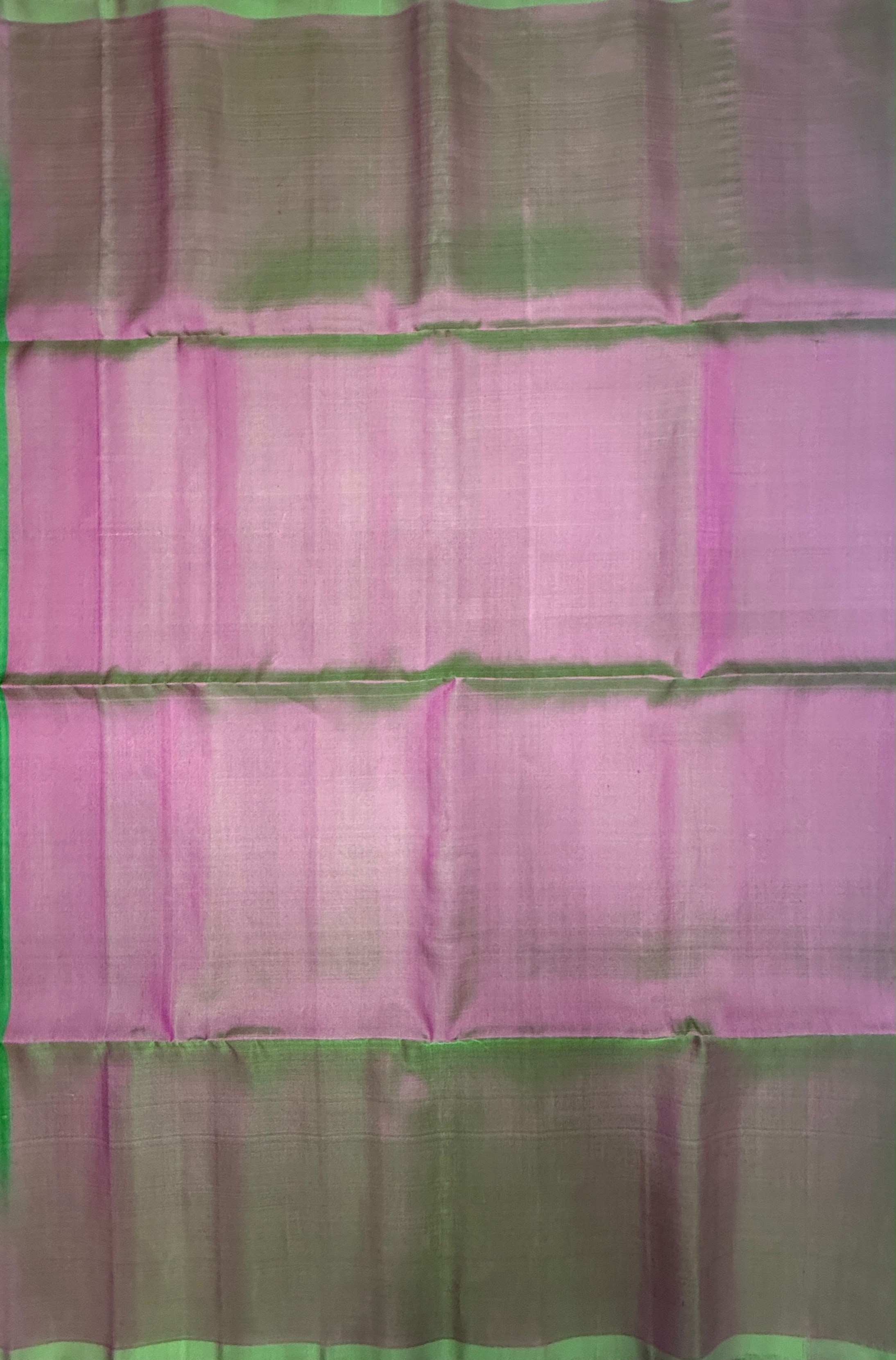 VSP736 - green color body , purple color pallu , blouse - Pure silk saree