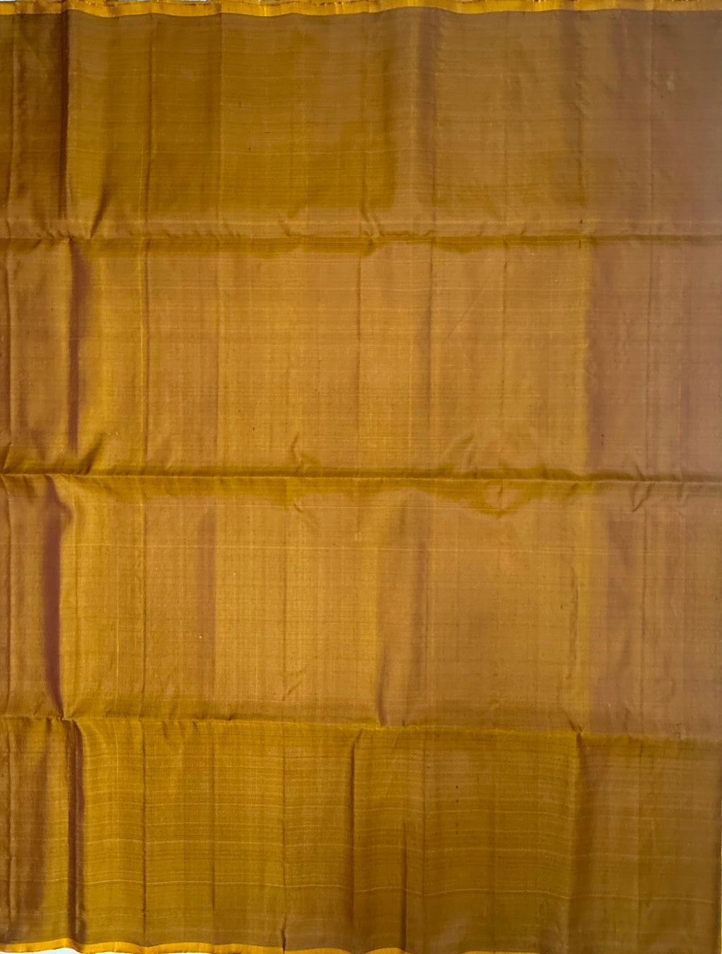 VSP737 - yellow with green color body , honey brown color pallu , blouse - Pure silk saree