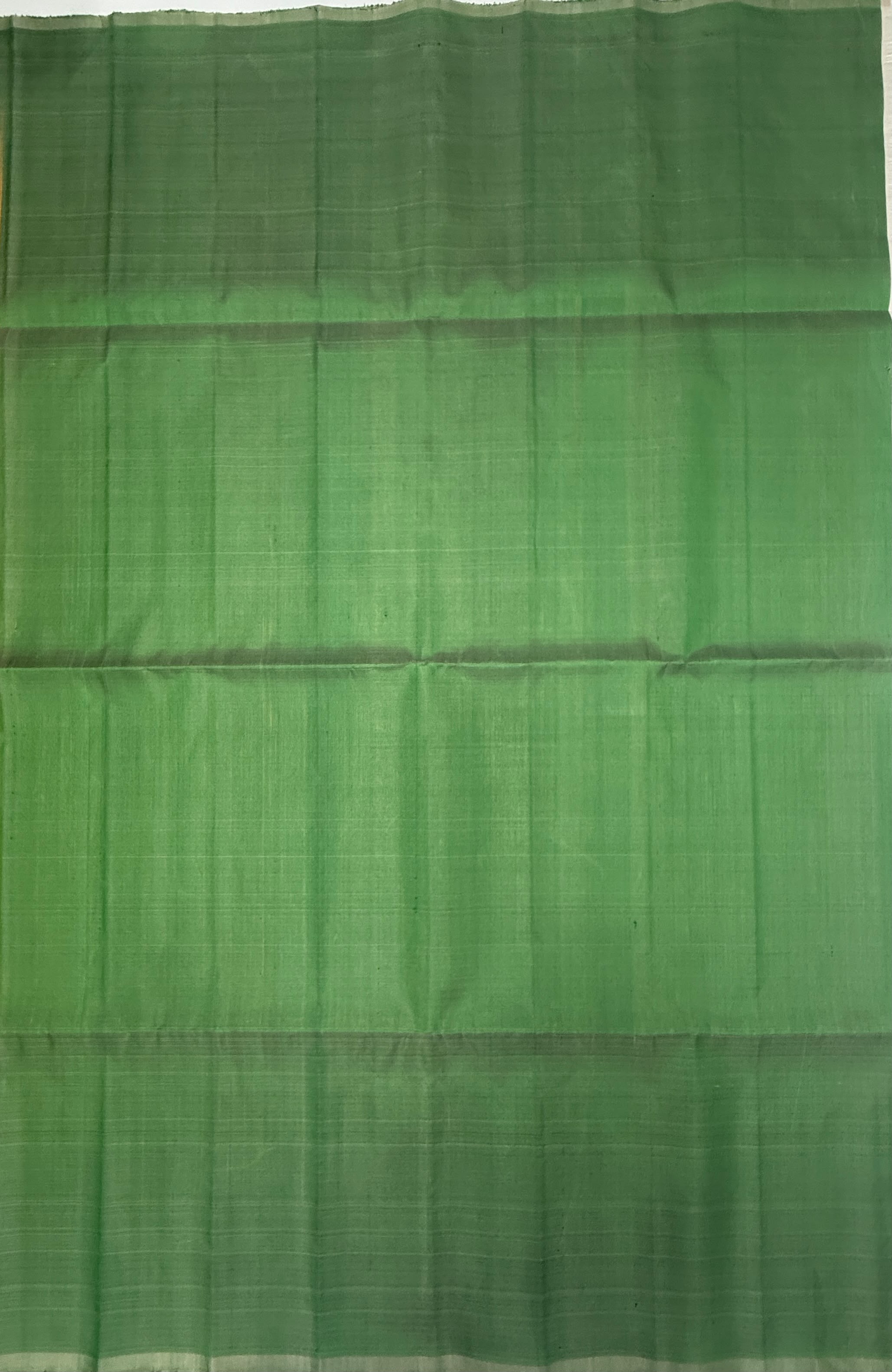 VSP739 - mustard color body , green color pallu , blouse - Pure silk saree