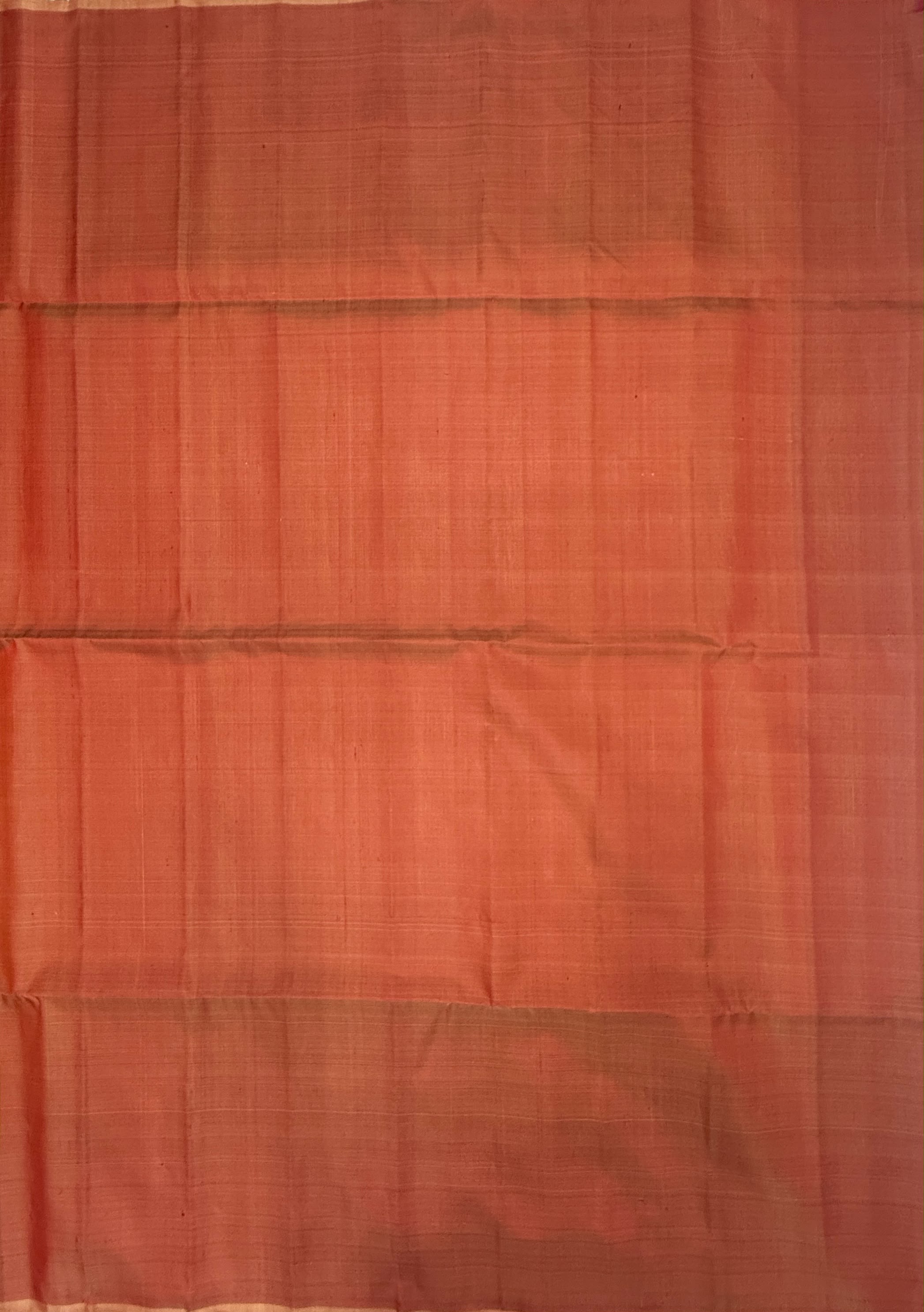 VSP741 - yellow with green color body , peach color pallu , blouse - Pure silk saree