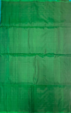 VSD177 - blue with green color body , color pallu,blouse - Pure silk saree