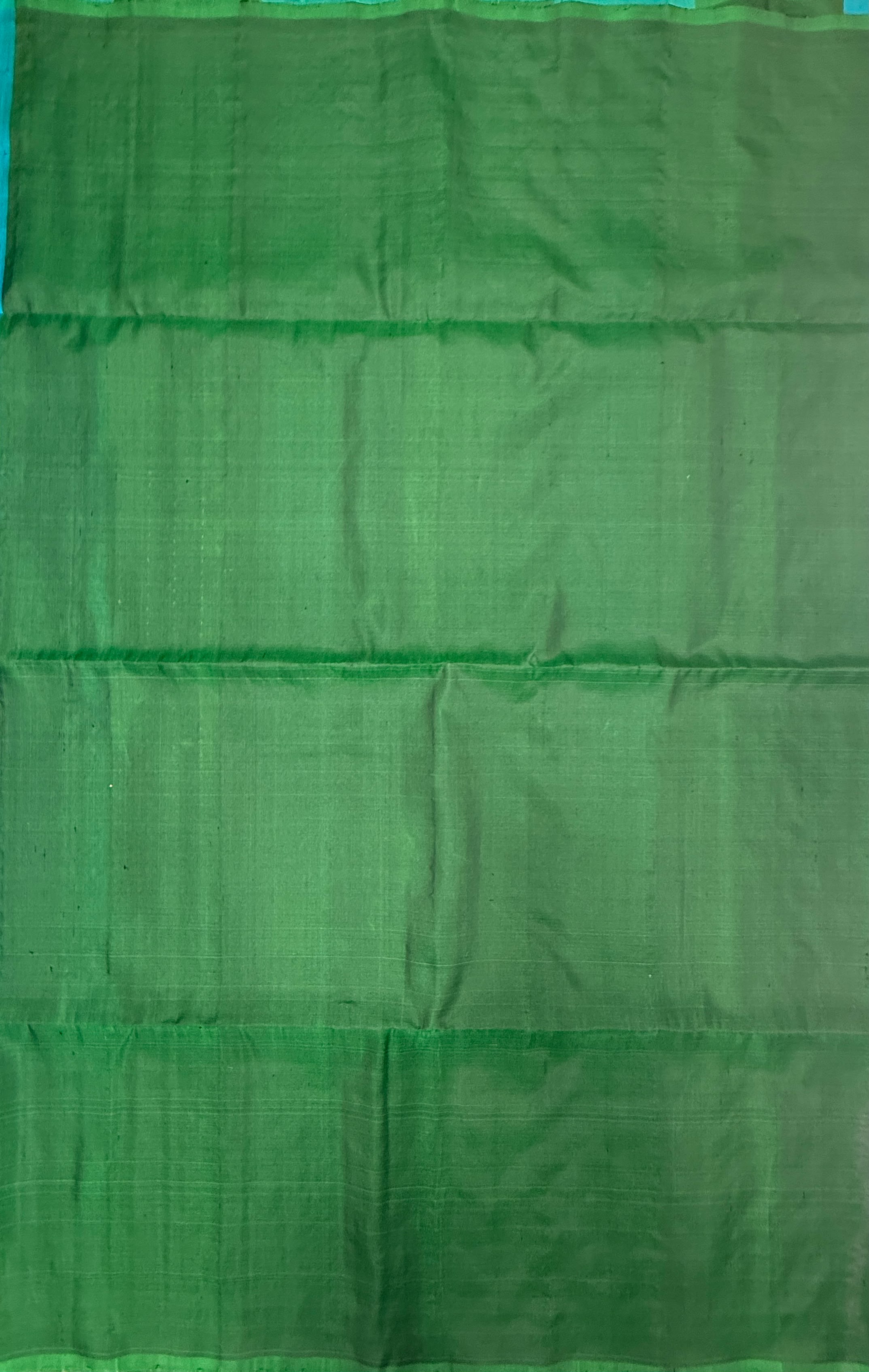 VSD177 - blue with green color body , color pallu,blouse - Pure silk saree