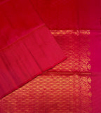 VSF1133 - red with pink color body , pallu,blouse - Pure silk saree