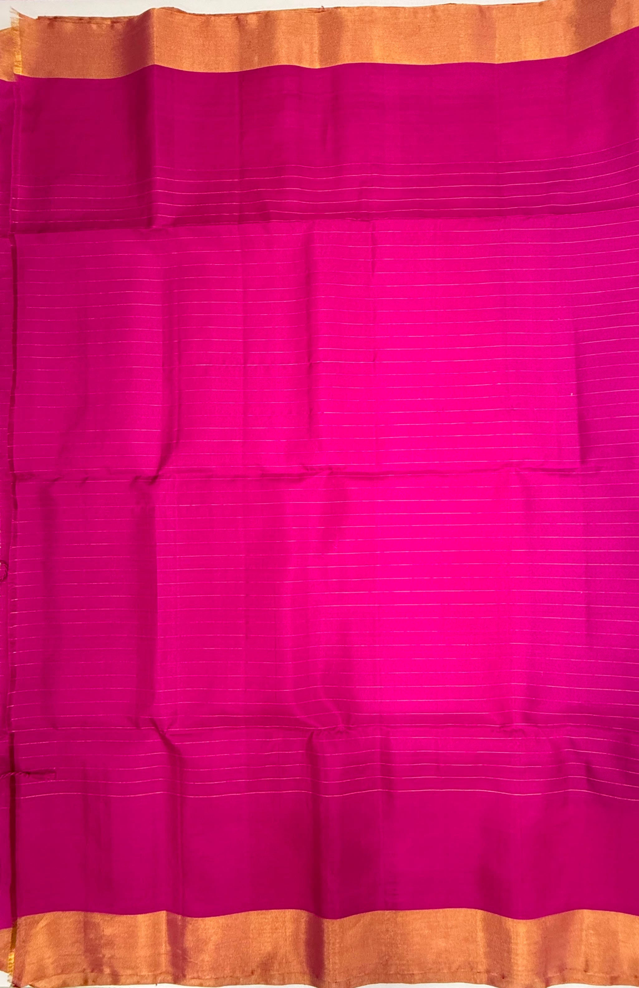 VSF1134 - purple color body , rani pink color pallu,blouse - Pure silk saree