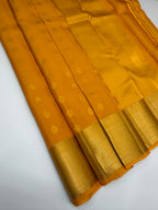 VSM487 - yellow color body , color pallu , blouse&nbsp;