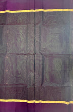 VSSC92 - mehandi green color body , light purple color pallu , blouse.