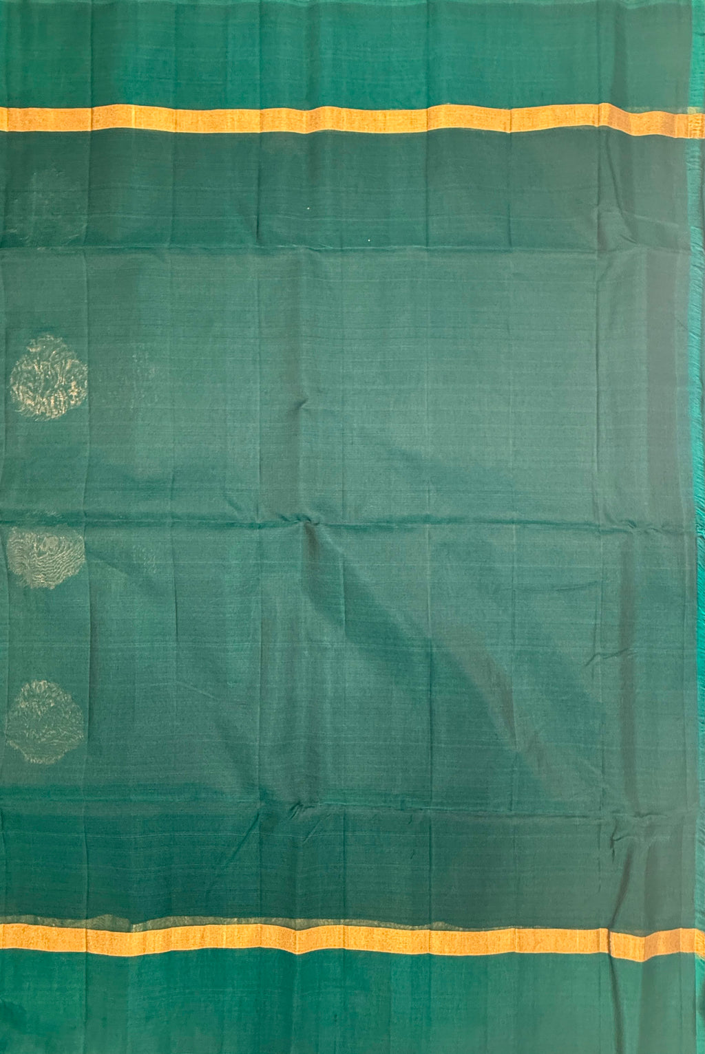 VSSC94 - dark purple color body , peacock green color pallu , blouse.