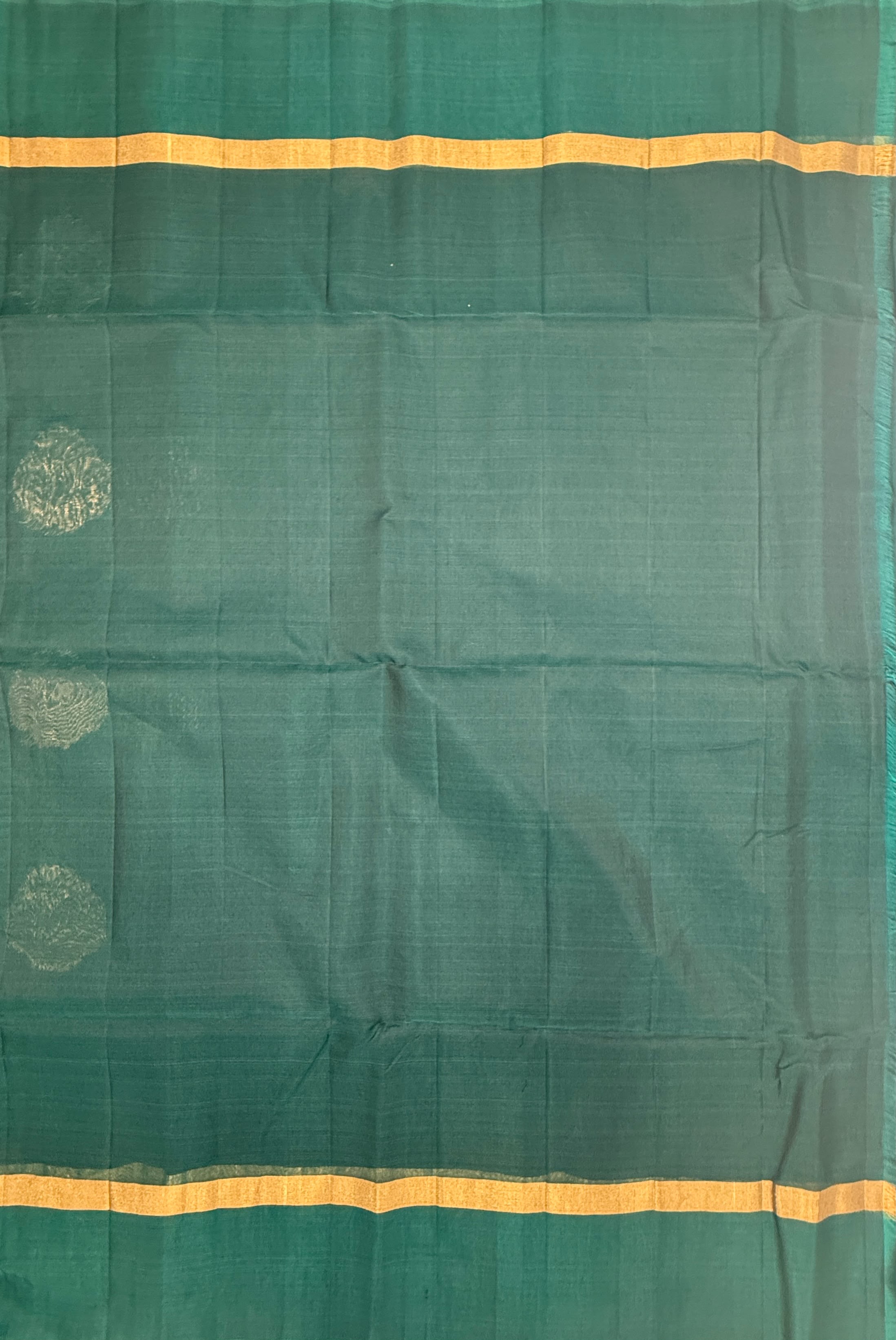 VSSC94 - dark purple color body , peacock green color pallu , blouse.