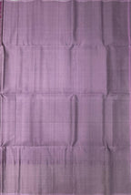 VST300 - purple color body , lavender color pallu , blouse - Pure silk saree