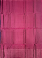 VST303 - violet color body , purple color pallu , blouse - Pure silk saree
