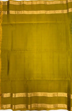 VSM492 - dark violet color body , yellowish green color pallu , blouse