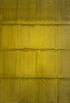VST309 - yellow with green color body , cowdung green color pallu,blouse - Pure silk saree