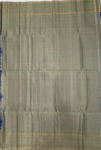VSF1139 - ink blue color body , beige color pallu,blouse - Pure silk saree